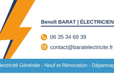 carte de visite barat électricité