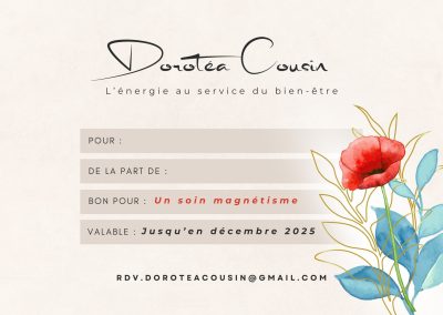 bon cadeau dorotea cousin