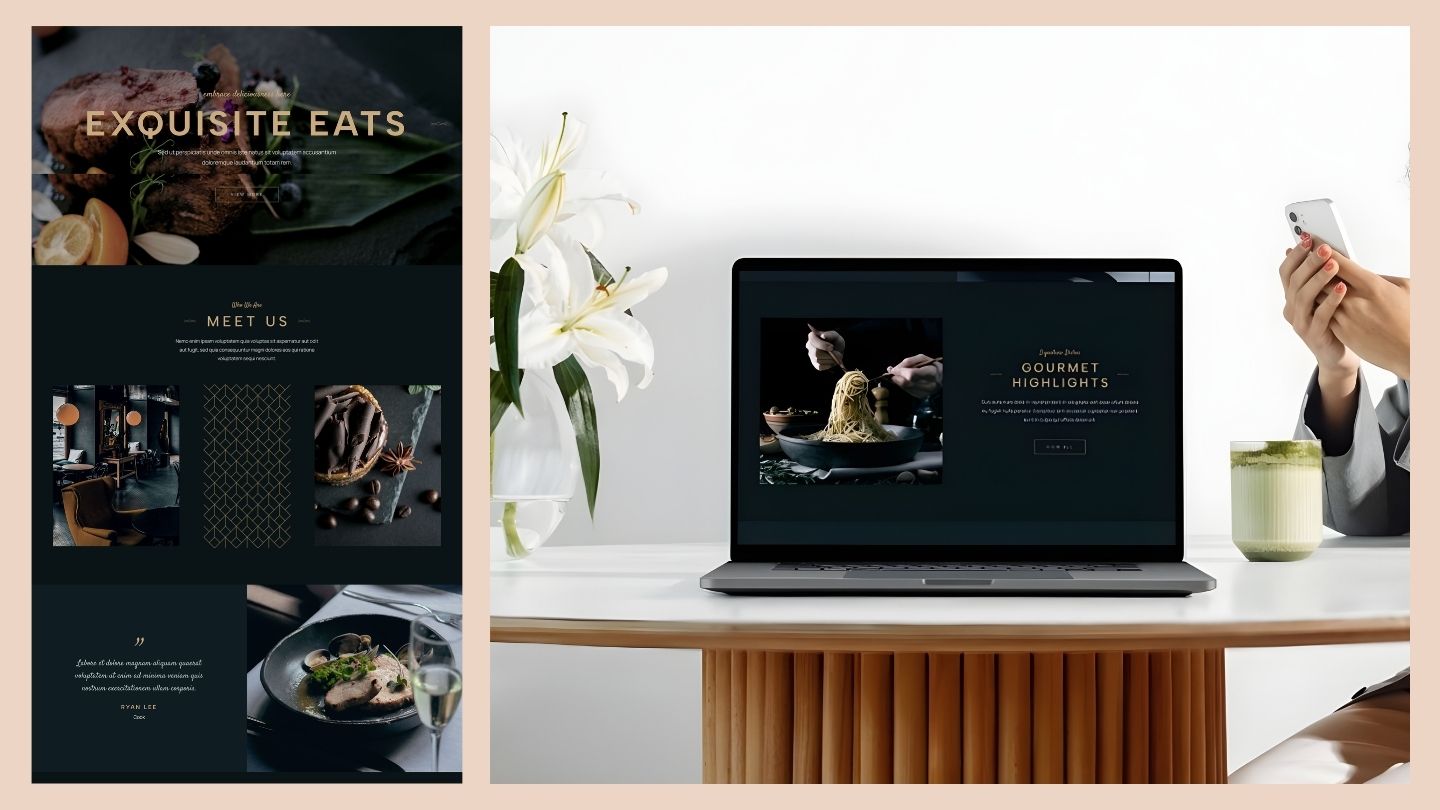 site internet restaurateur