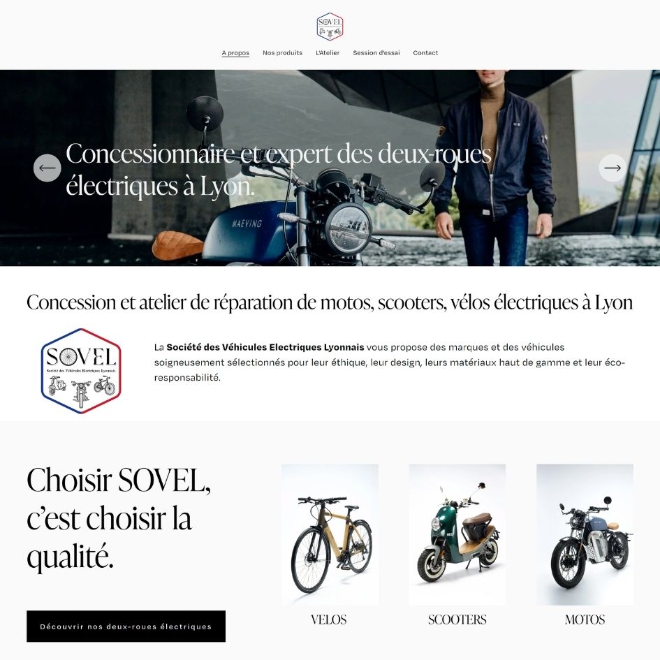 site internet sur-mesure sovel