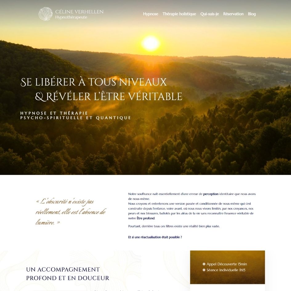 site internet sur-mesure clarté d'être