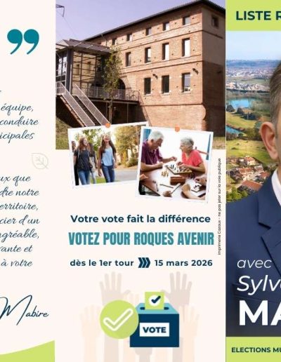 Depliant politique - Sylvain Mabire