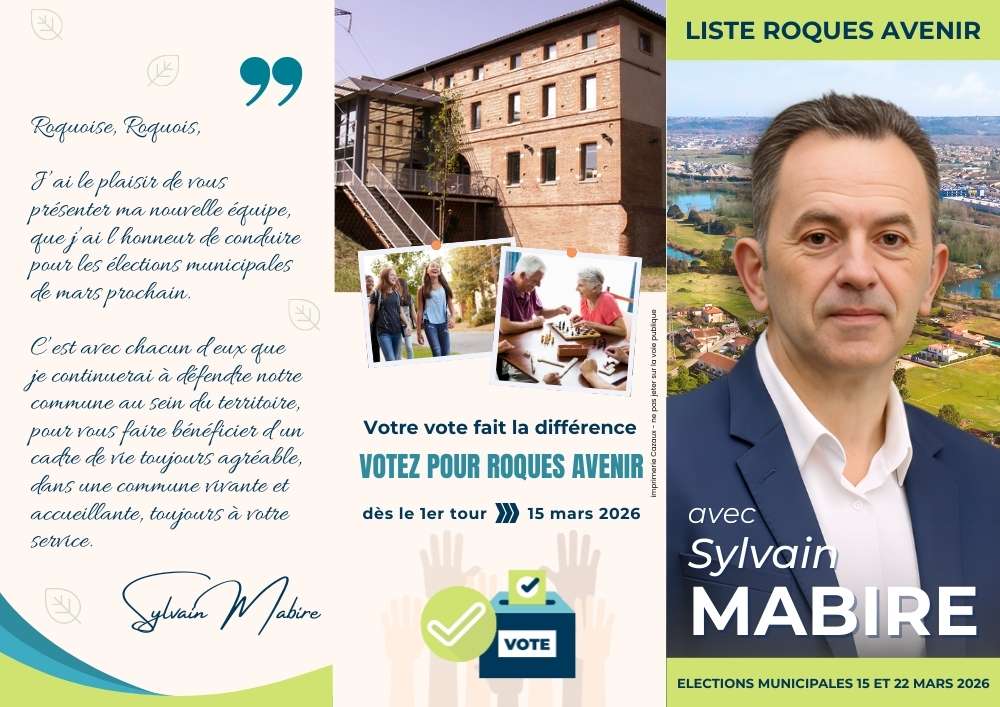 Depliant politique - Sylvain Mabire