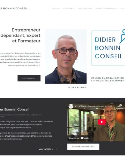 Site web - Didier Bonnin