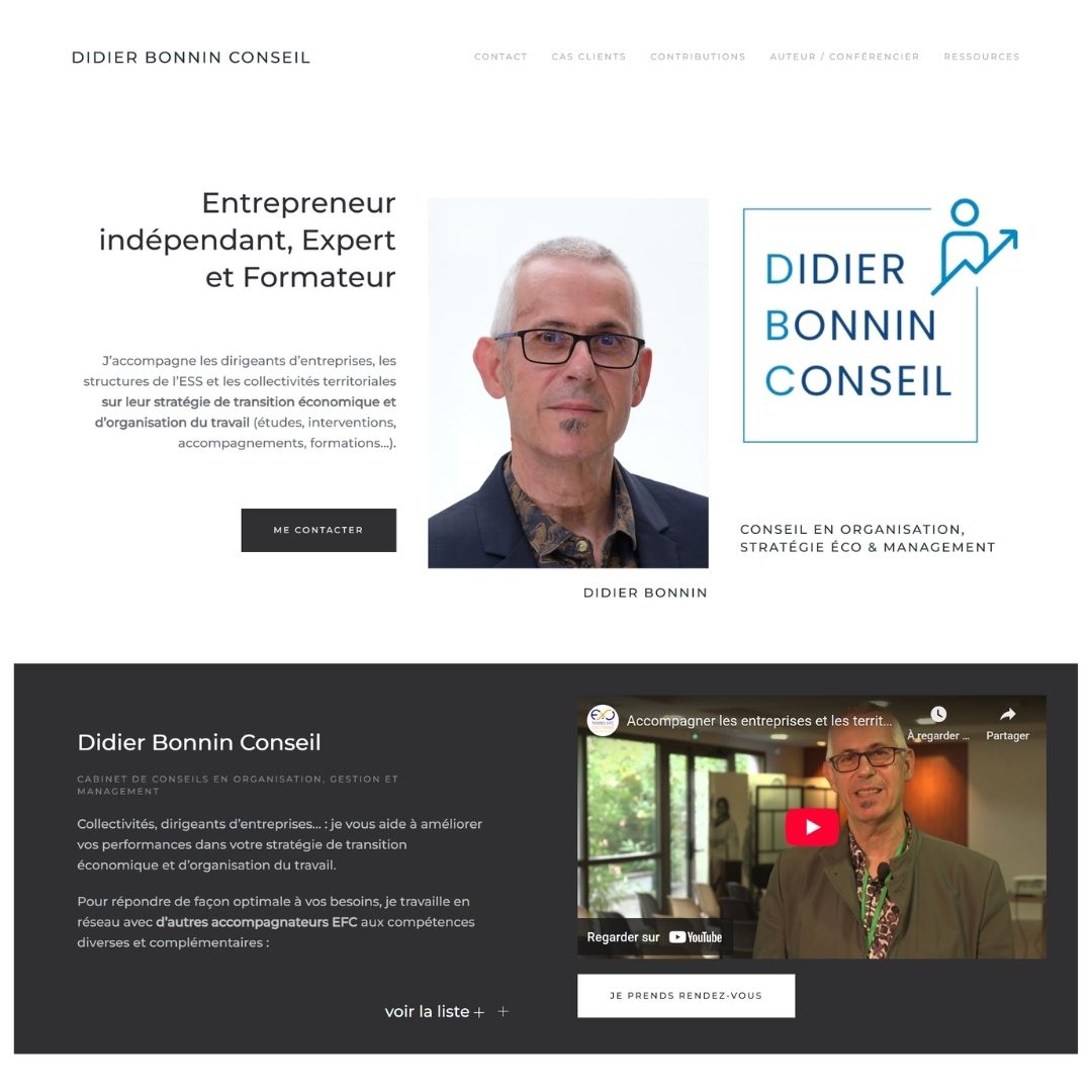 Site web - Didier Bonnin