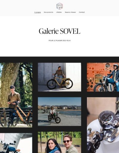 site web sur-mesure SOVEL